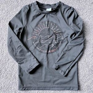 Gymboree long sleeve rash guard/ swim shirt size XS (4)